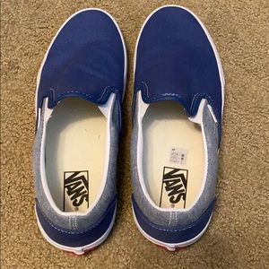 Practically new Vans slip-ons